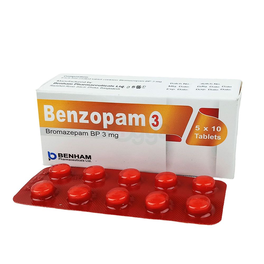 Benzopam 3mg Tablet