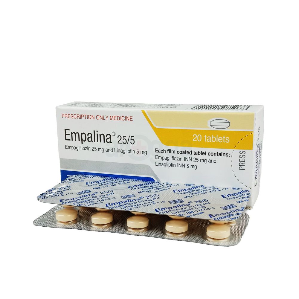 Empalina 25/5 25mg+5mg Tablet
