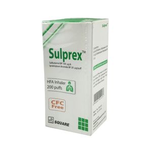 Sulprex HFA Inhaler MDI 200puff 20mcg+100mcg/puff Inhaler