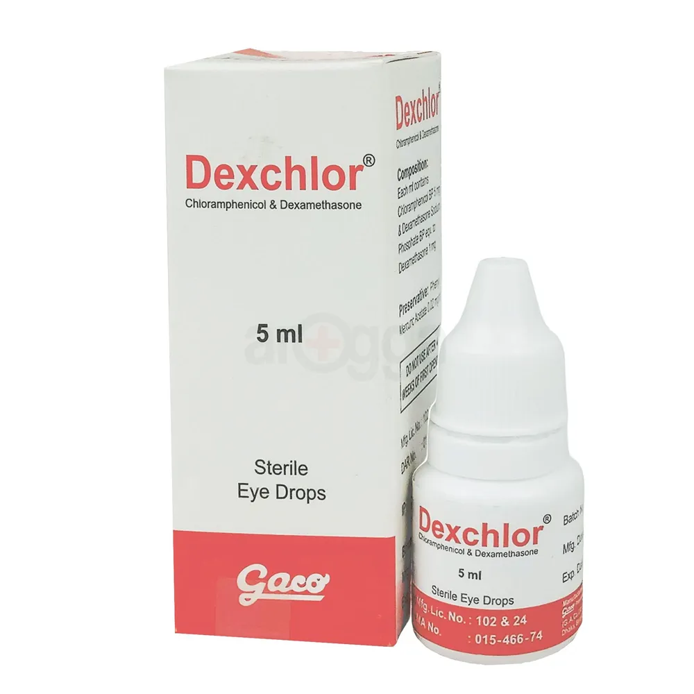 Dexchlor 0.1%+0.5% Eye/Ear Drops
