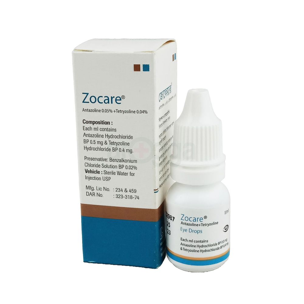 Zocare (0.5mg+0.4mg)/ml Eye Drop