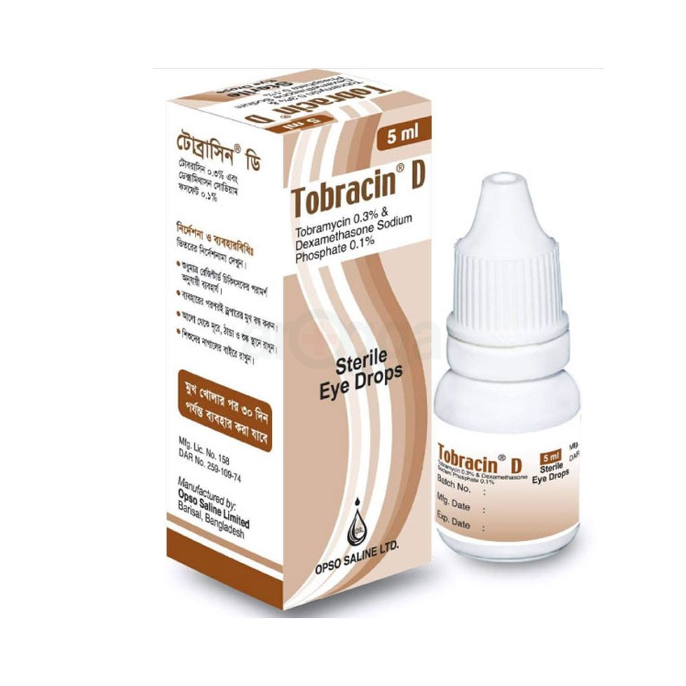 Tobracin-D 0.1%+0.3% Eye Drop