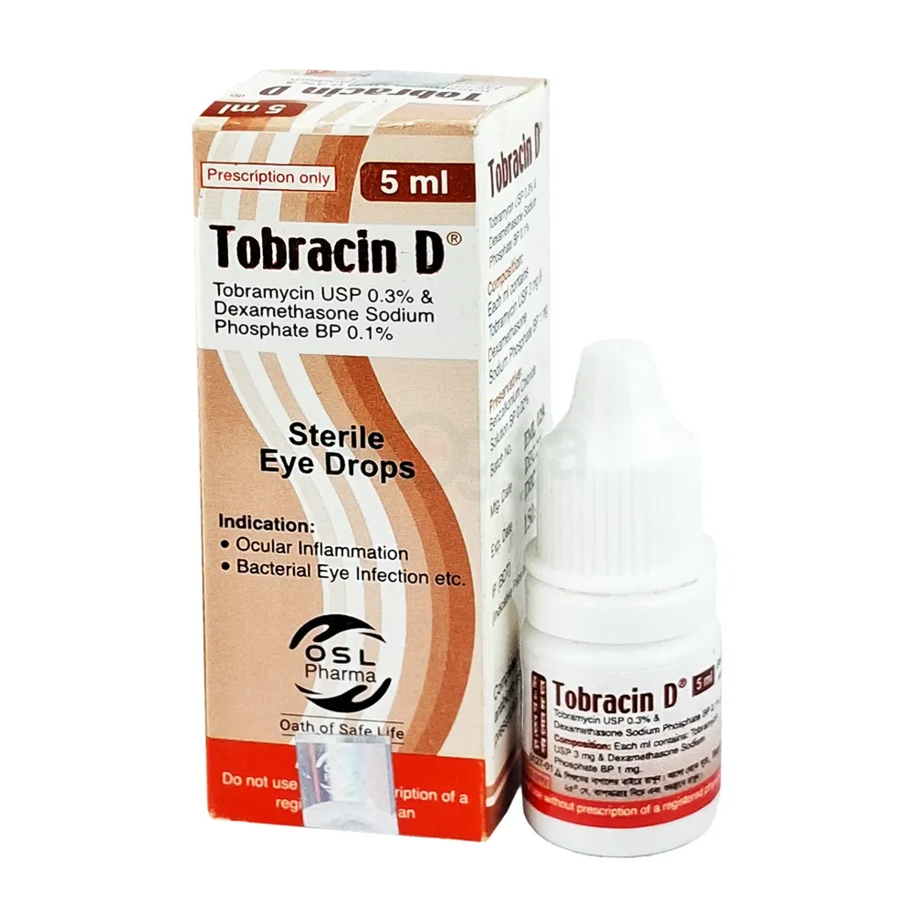 Tobracin-D 0.1%+0.3% Eye Drop
