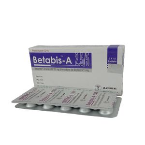 Betabis-A 2.5/5 2.5mg+5mg Tablet