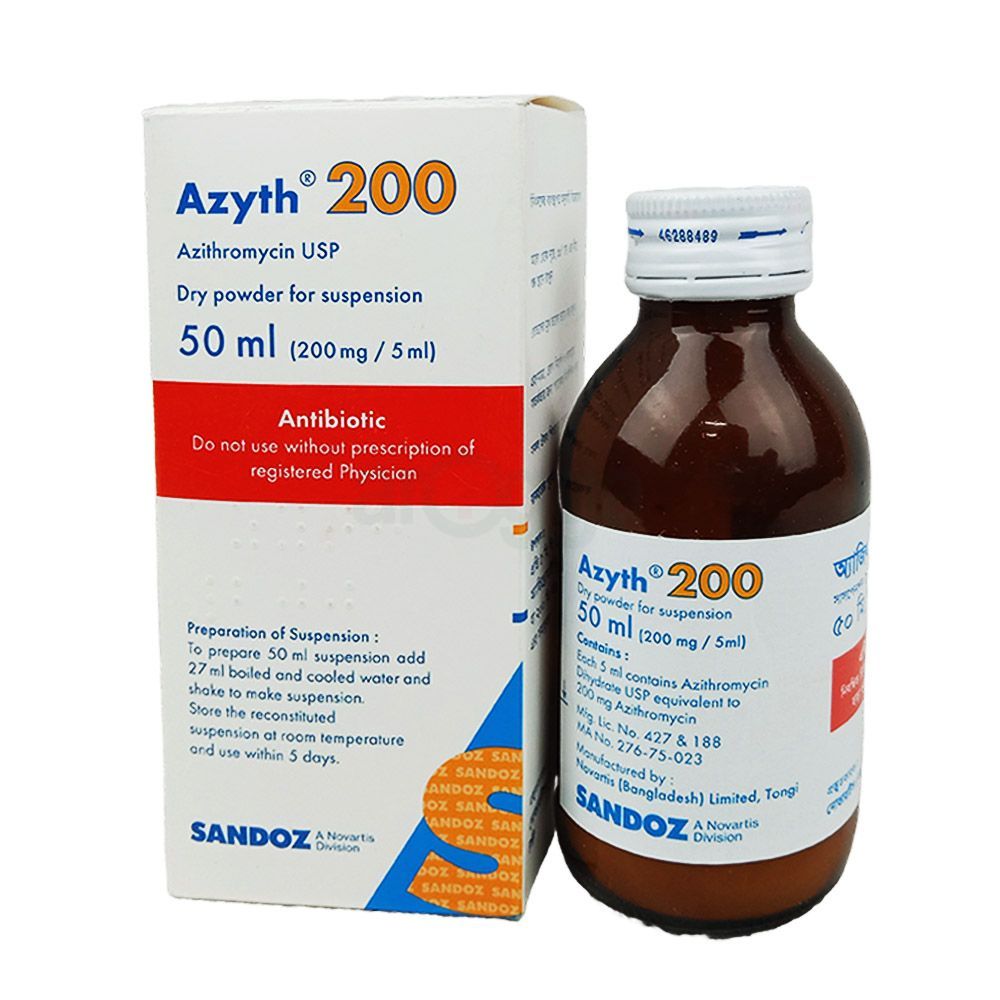 Azyth 200mg/5ml Powder for Suspension