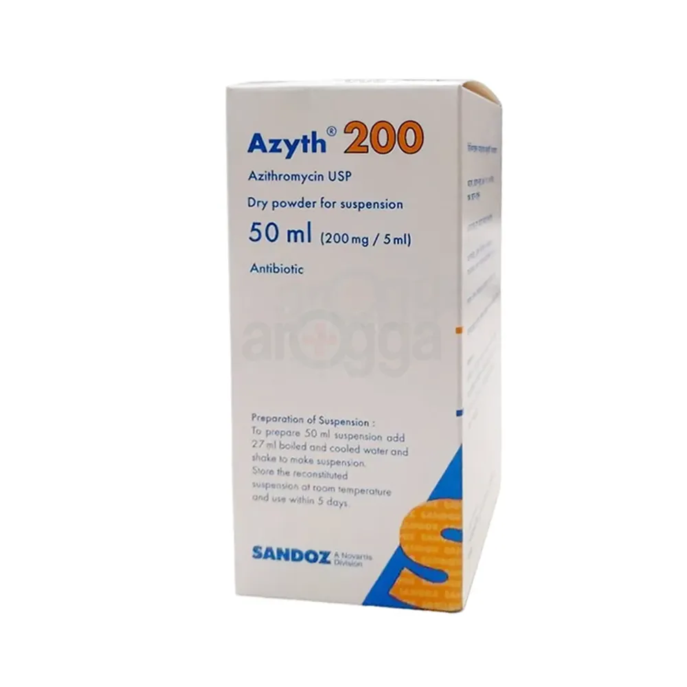 Azyth 200mg/5ml Powder for Suspension