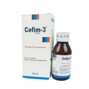 Cefim-3 100mg/5ml Powder for Suspension