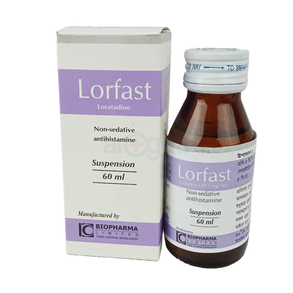 Lorfast 60ml 5mg/5ml Suspension