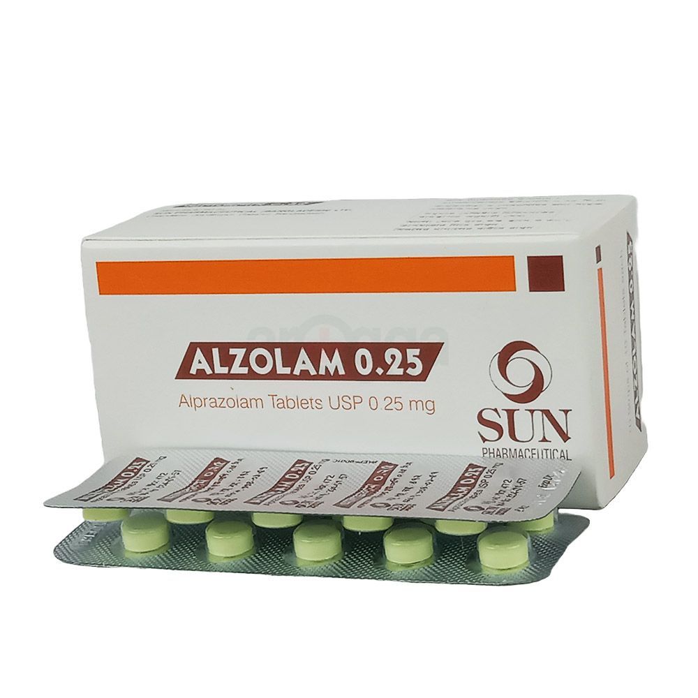 Alzolam 0.25 0.25mg Tablet