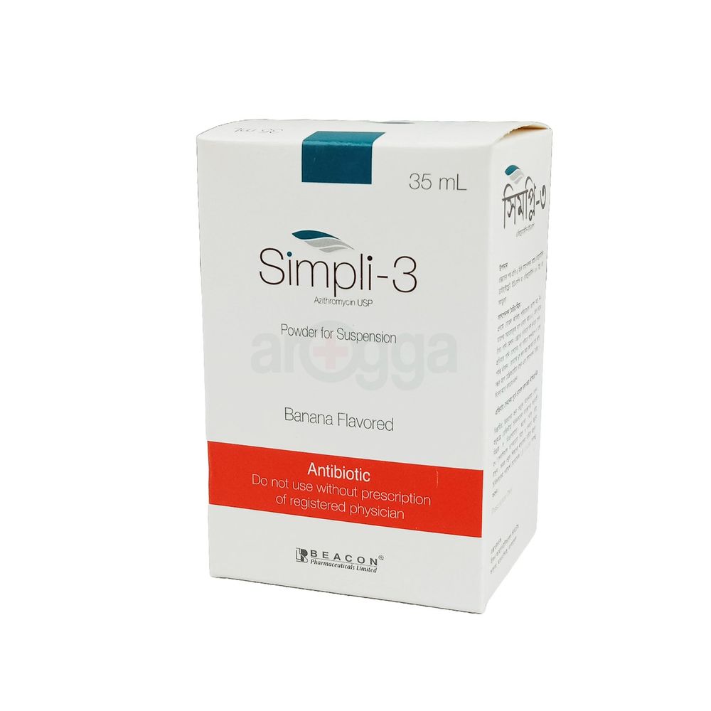 Simpli-3 200mg/5ml Powder for Suspension