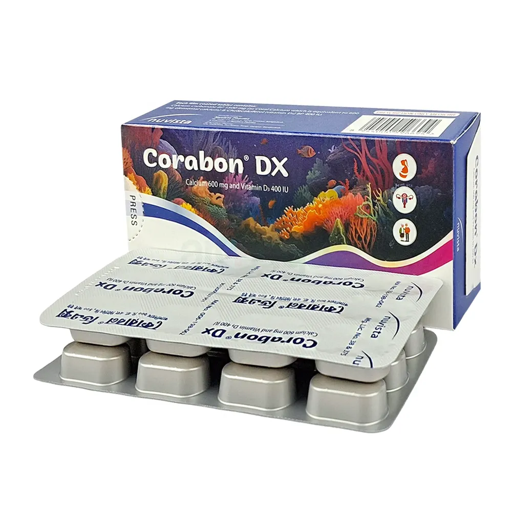Corabon-DX 600mg+400IU Tablet
