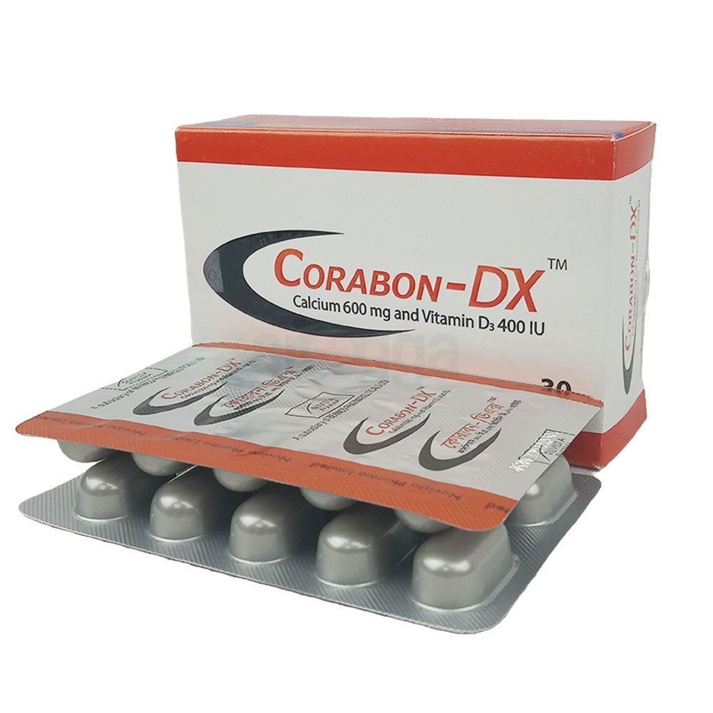 Corabon-DX 600mg+400IU Tablet