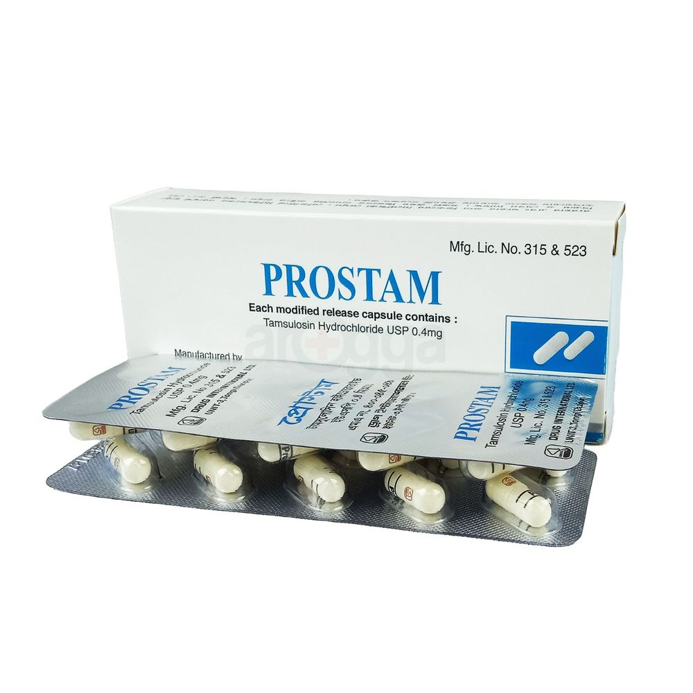 Prostam 0.4mg Capsule - Arogga Online Pharmacy