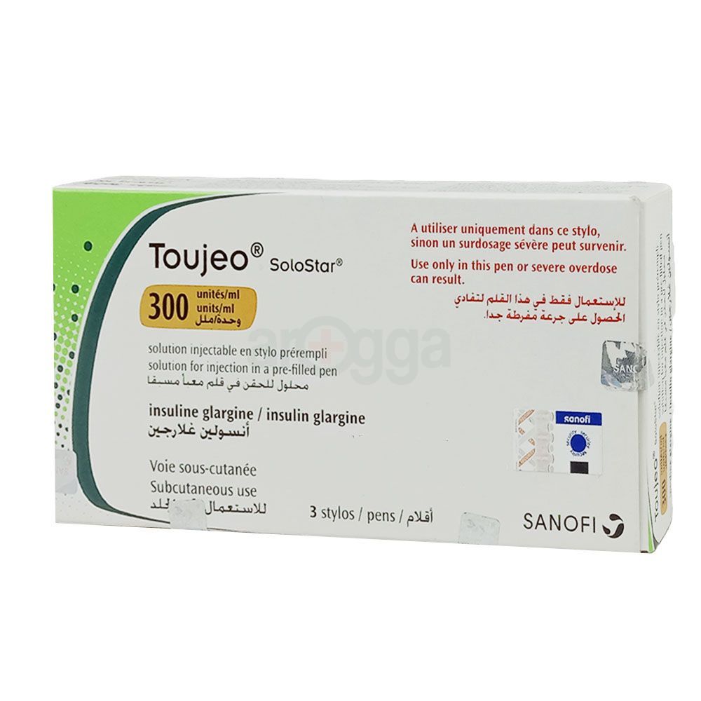 Toujeo Solostar 300U/ml Injection - Arogga Online Pharmacy