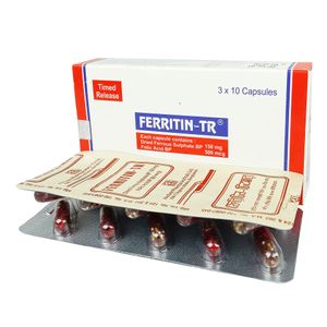 Ferritin TR 150mg+500mcg Capsule