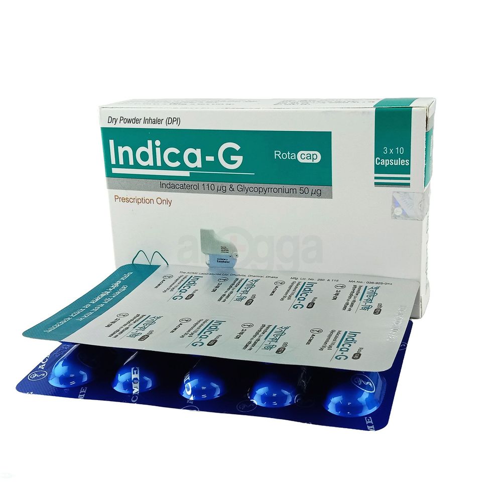 Indica-G DPI 50mcg+110mcg Capsule