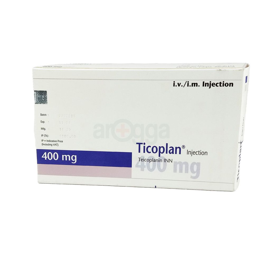 Ticoplan 400mg/vial Injection