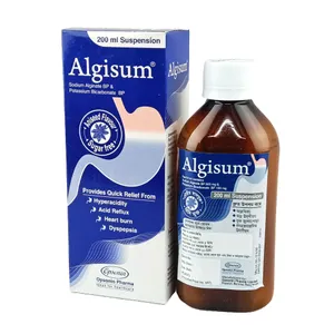 Algisum 100mg+500mg/5ml Suspension