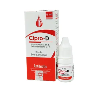 Cipro-D 0.3%+0.1% Eye/Ear Drops