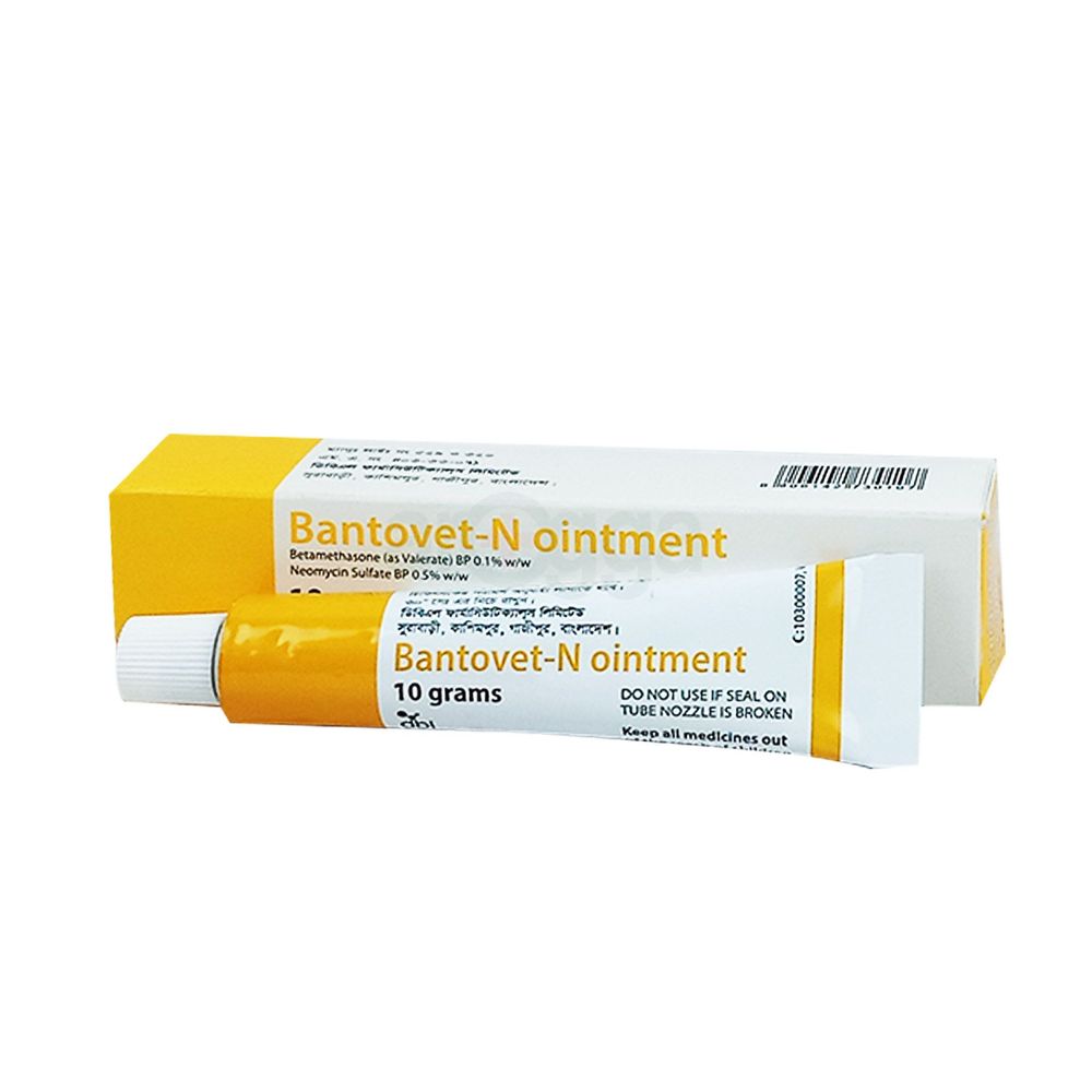 Bantovet-N 0.1%+0.5% w/w Ointment