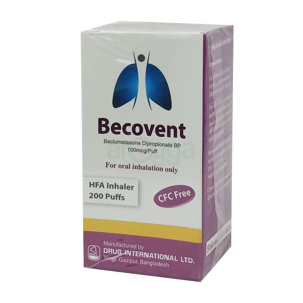 Becovent HFA 100mcg/puff Inhaler