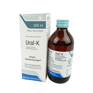 Ural-K (1500mg+250mg)/5ml Oral Solution