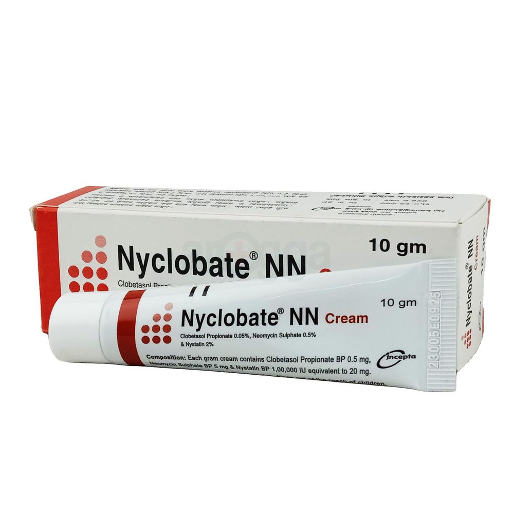 Nyclobate NN Cream 10gm 0.05%+0.50%+100000IU Cream