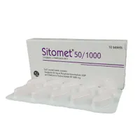 Sitomet 50/1000mg+50mg Tablet