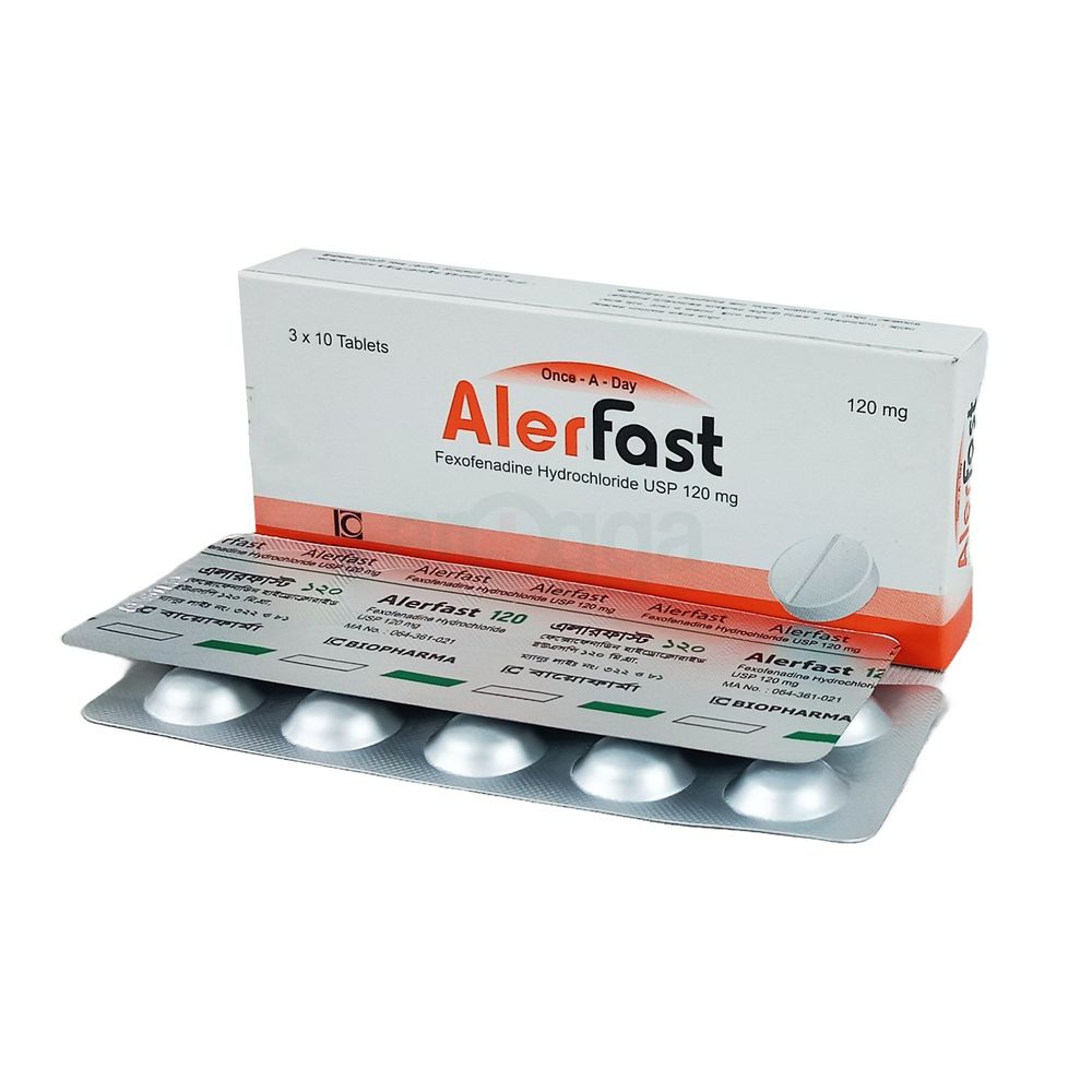 Alerfast 120mg Tablet