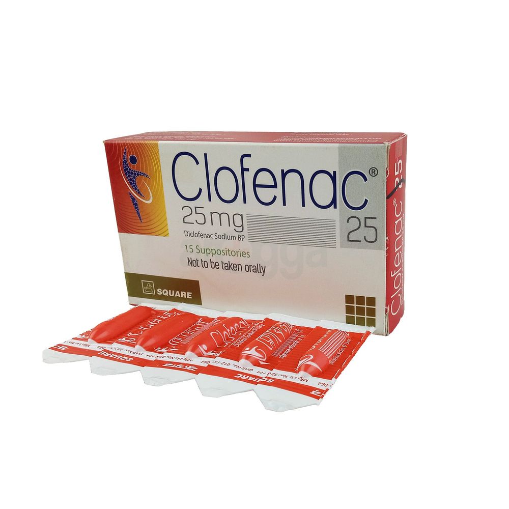 Clofenac 25mg Suppository