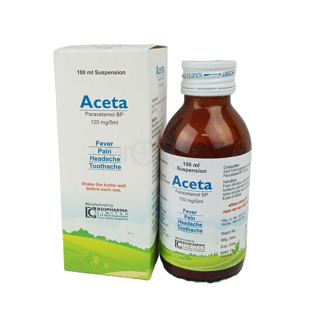 Aceta 100ml 120mg/5ml Suspension