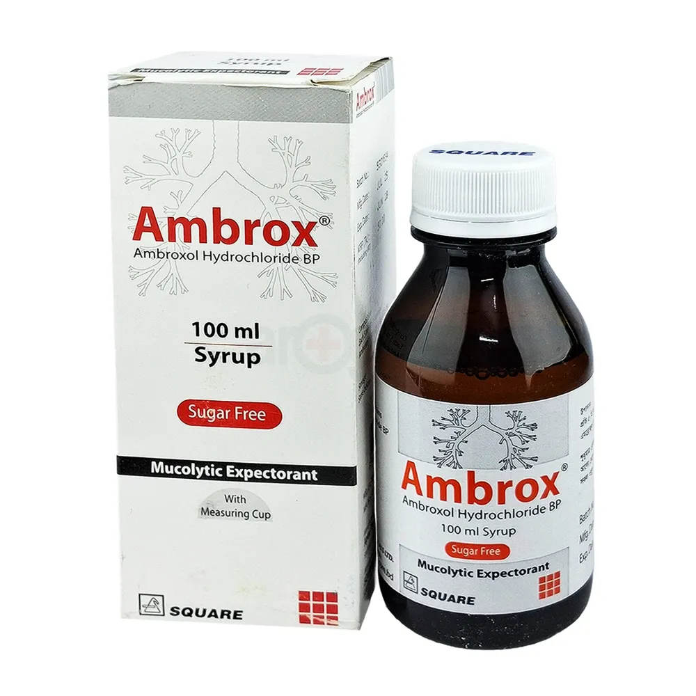 Ambrox 100ml 15mg/5ml Syrup