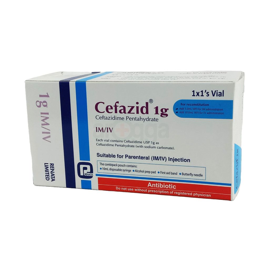 Cefazid IV/IM 1gm/vial Injection