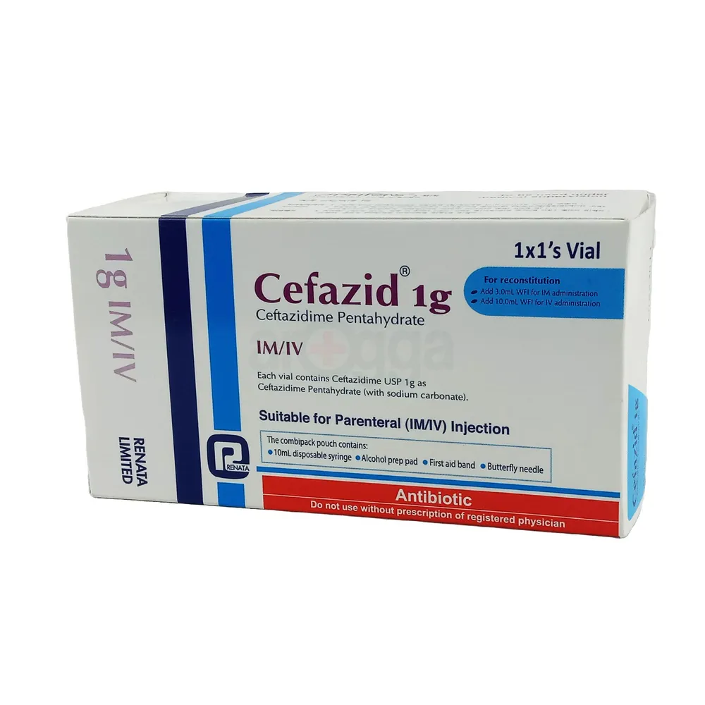 Cefazid 1gm IV/IM 1gm/vial Injection