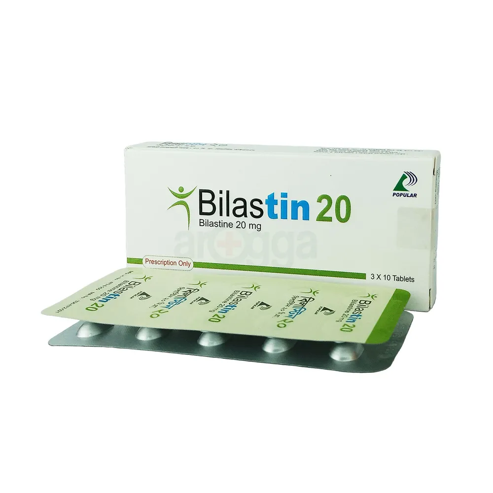 Bilastin 20mg Tablet