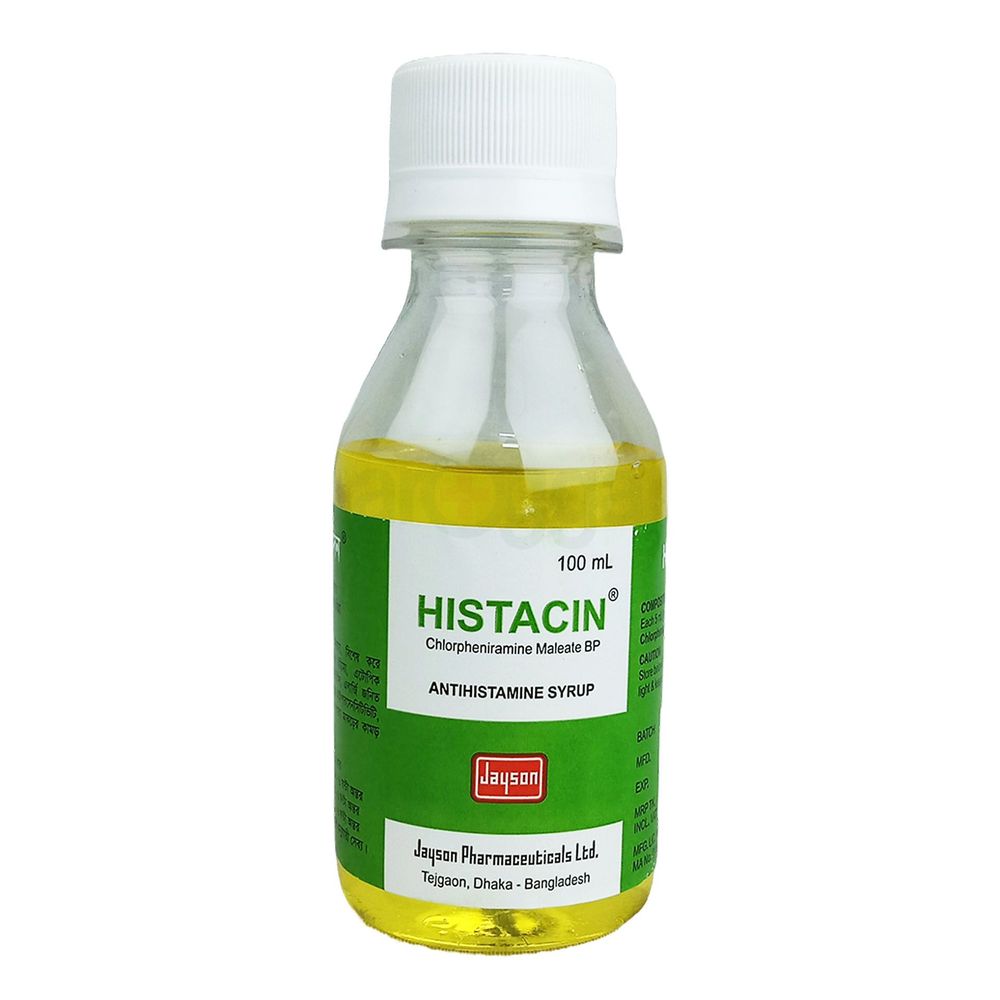 Histacin 100ml 2mg/5ml Syrup