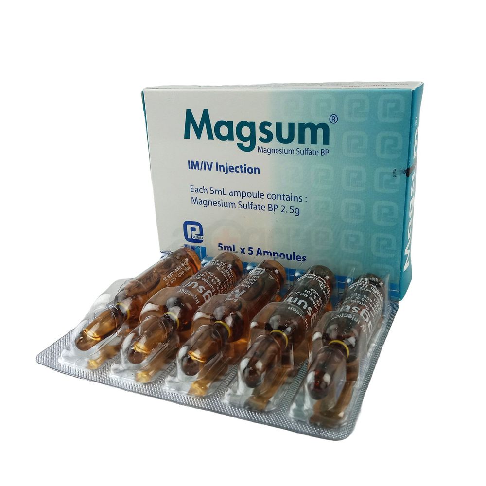 Magsum 2.5gm/5ml Injection