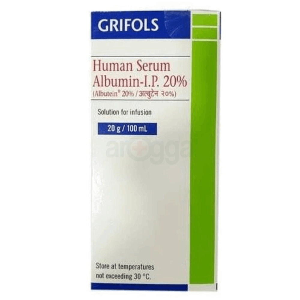 Grifols Human Albumin 20% 100ml 20%/100ml Injection