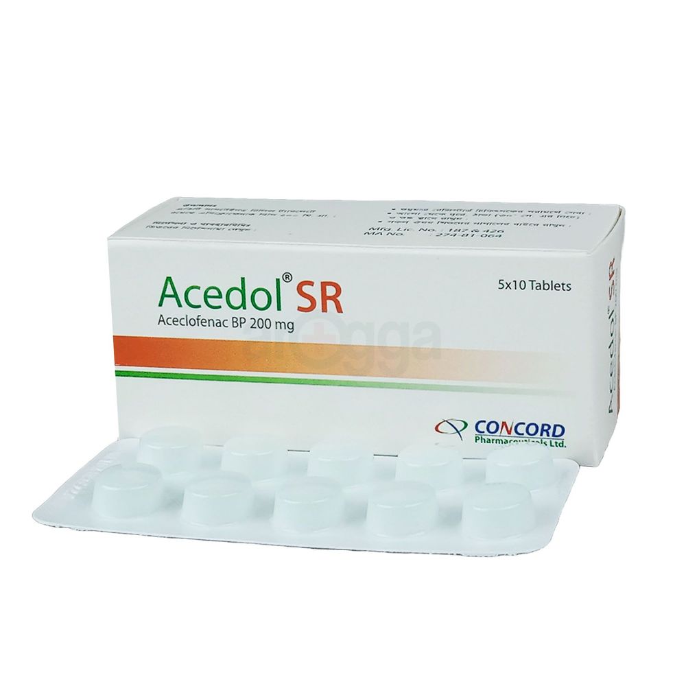 Acedol SR 200mg Tablet