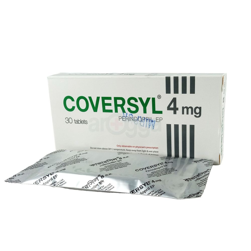 Coversyl 4mg tablet - Arogga Online Pharmacy