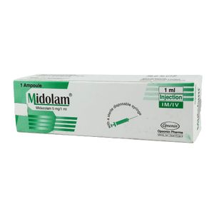 Midolam 5mg/1ml 5mg/1ml Injection