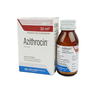 Azithrocin 200mg/5ml Powder for Suspension