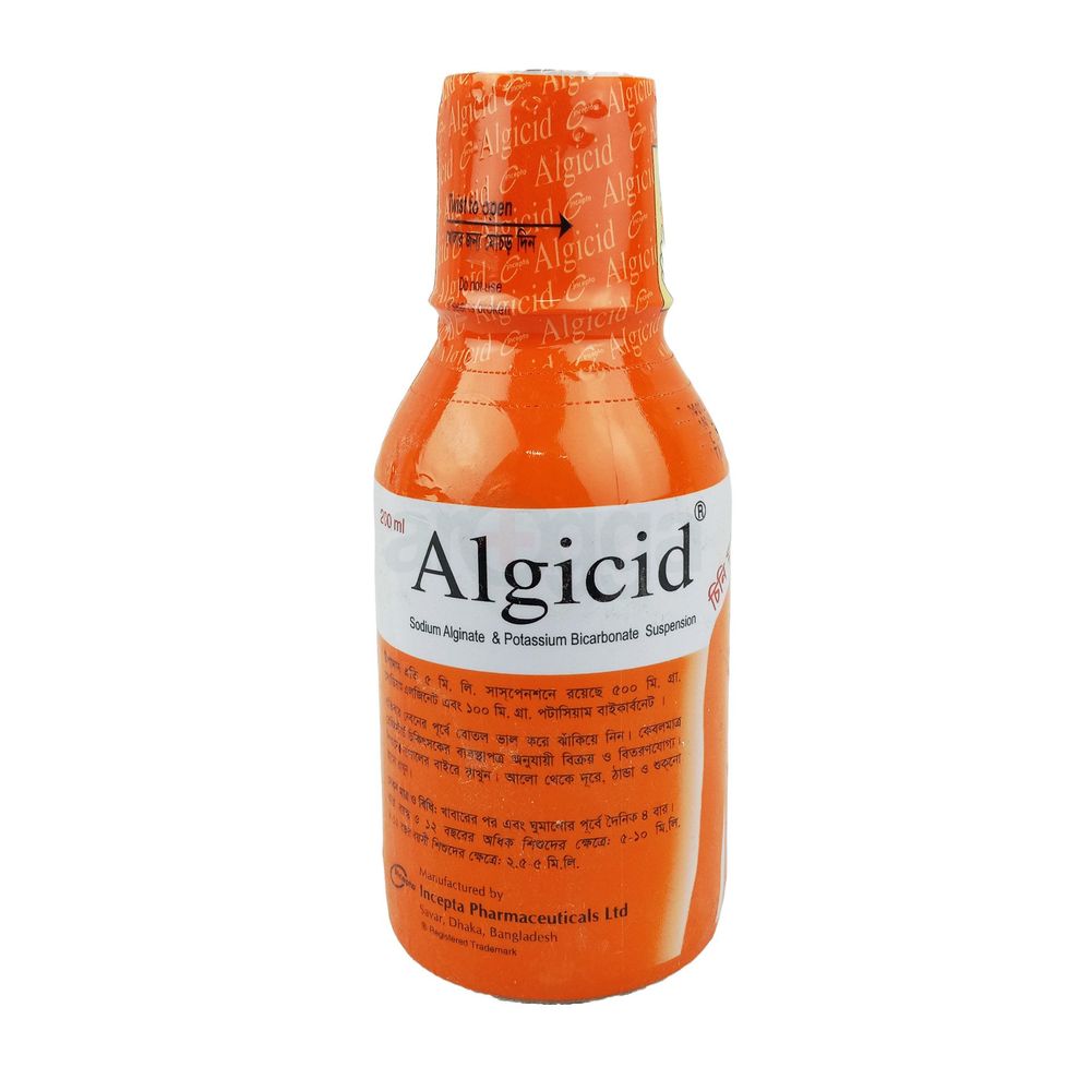 Algicid 100mg+500mg/5ml Suspension