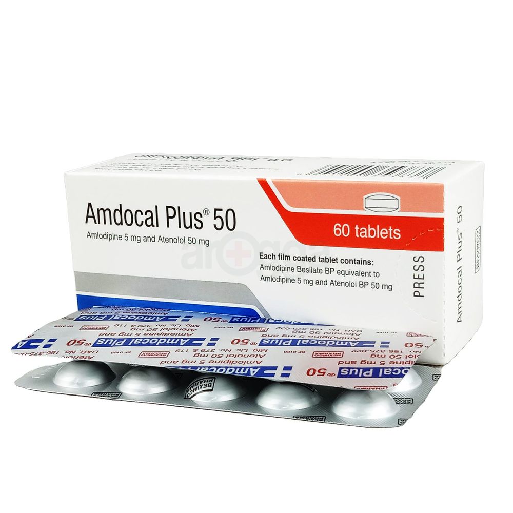 Amdocal Plus 50 5mg+50mg Tablet