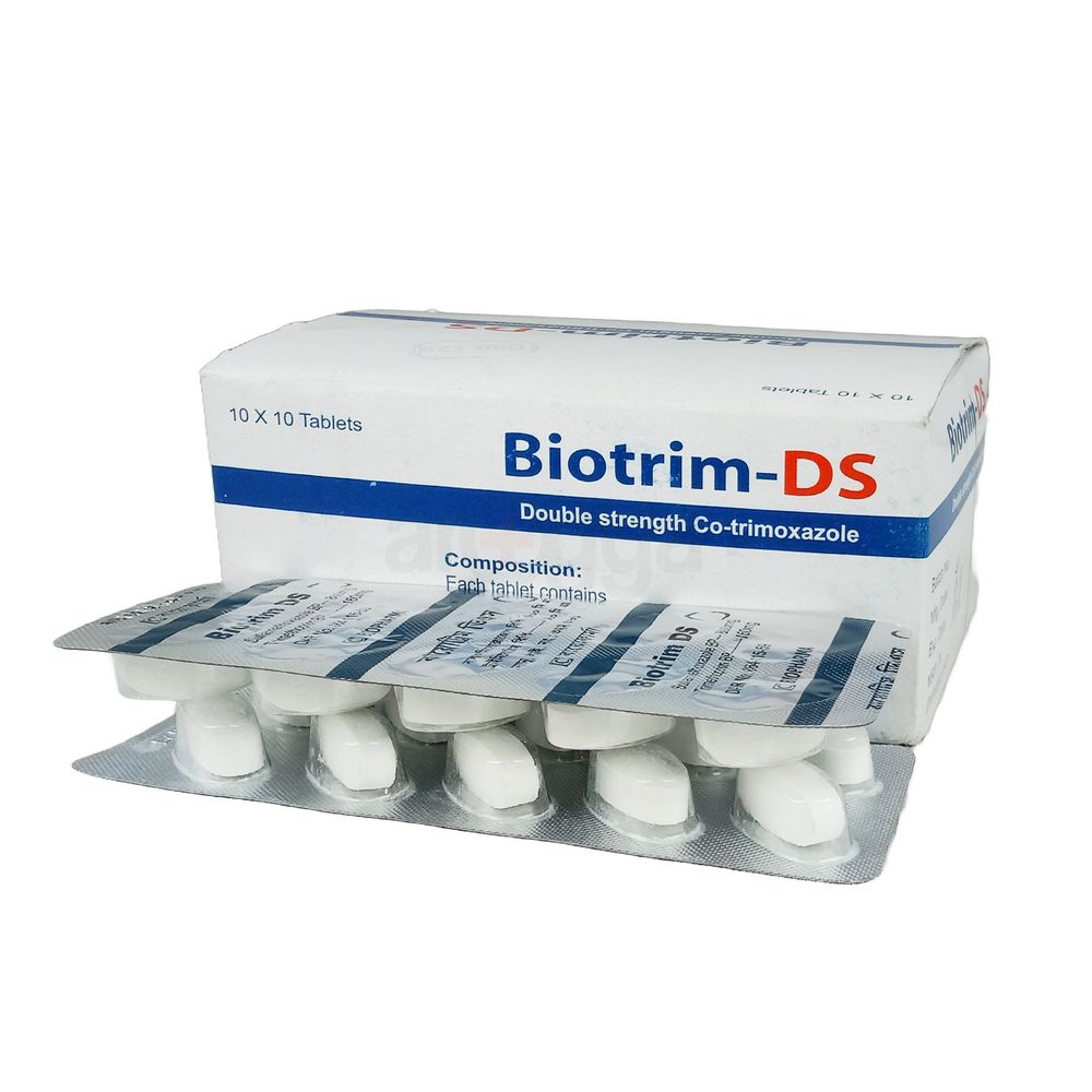 Biotrim DS 800mg+160mg Tablet - Arogga Online Pharmacy