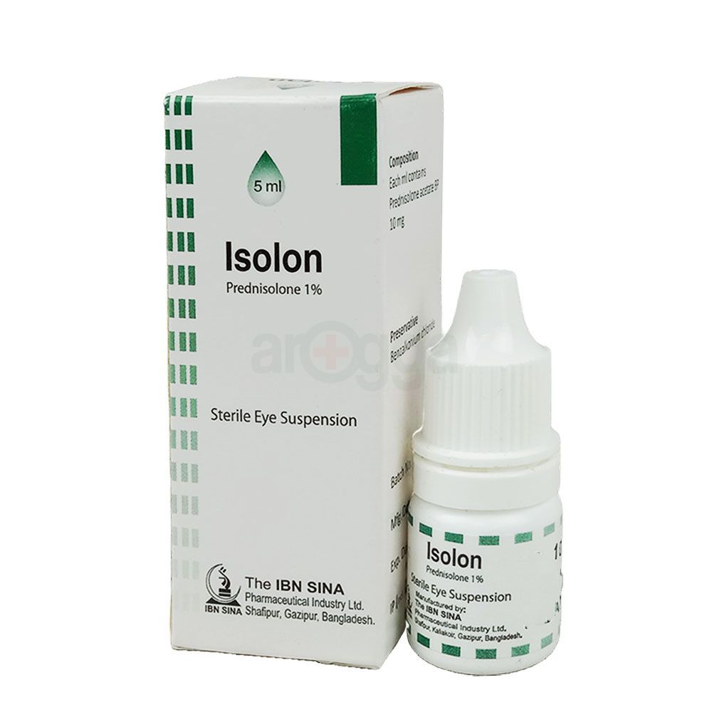 Isolon 1% Eye Drop - Arogga Online Pharmacy
