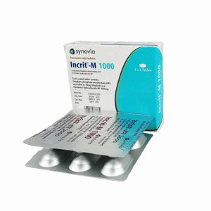 Incrit M 1000mg+50mg Tablet