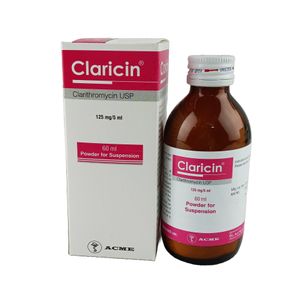 Claricin 125mg/5ml Powder for Suspension