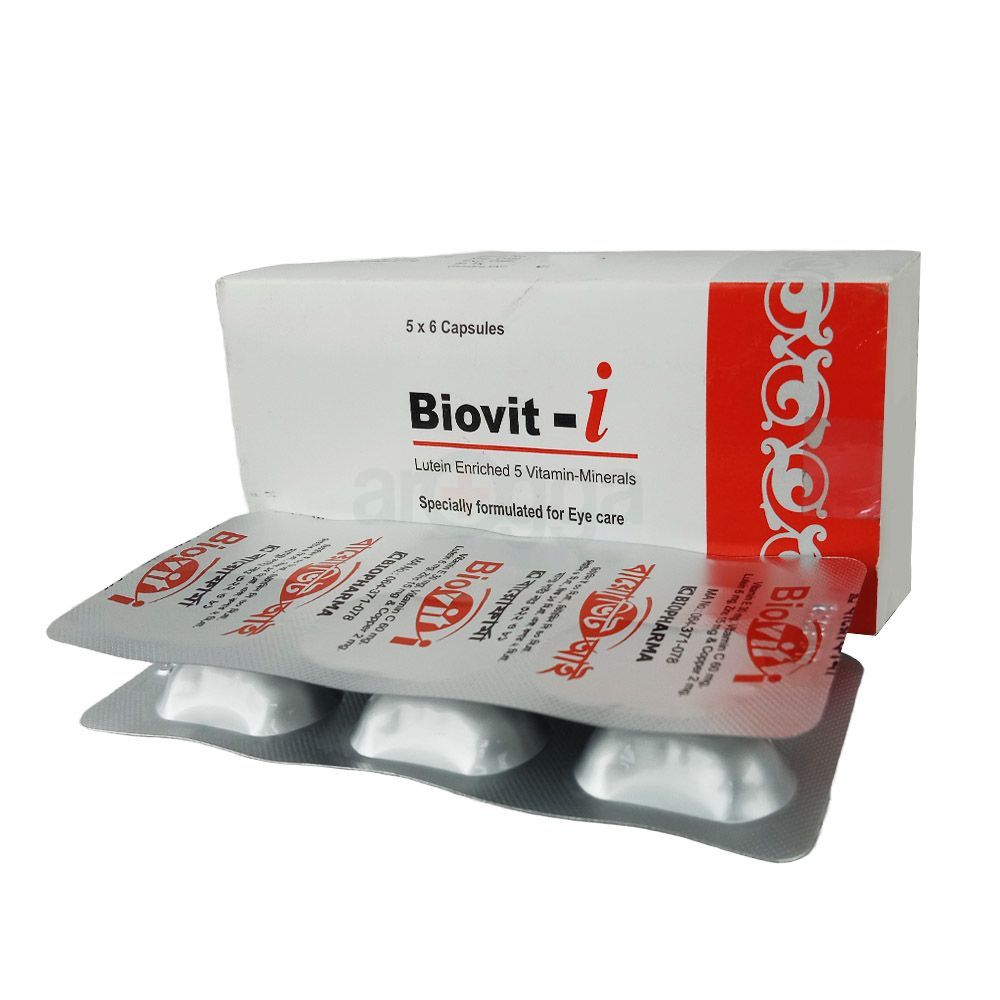 Biovit-I 60mg+30mg+6mg+2mg+15mg Capsule