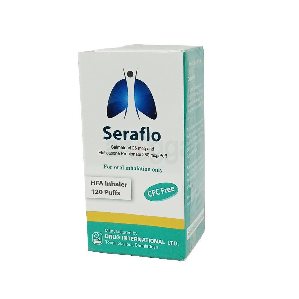 Seraflo HFA (120puffs) 25mcg+250mcg Inhaler